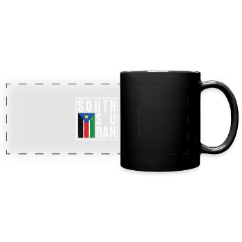 South Sudan - Full Colour Panoramic Mug - black - Front