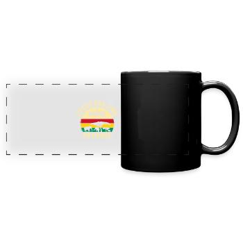 J peux pas j me barre En Guinée - Mug panoramique uni - noir - Devant