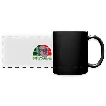 Portugal - Full Colour Panoramic Mug - black - Front