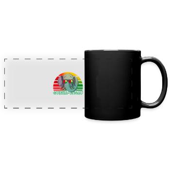 Guinea-Bissau - Full Colour Panoramic Mug - black - Front