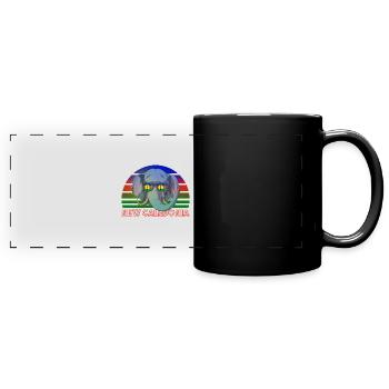 Nouvelle-Calédonie - Mug panoramique uni - noir - Devant