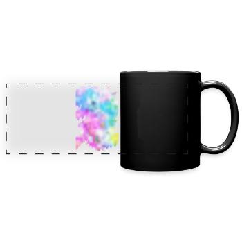 Colors - Full Colour Panoramic Mug - black - Front