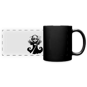 He's Coming - Full Colour Panoramic Mug - black - Front