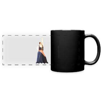 flamenco danseuse - Mug panoramique uni - noir - Devant