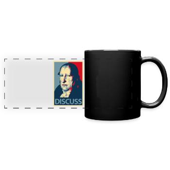hegel discuss II philosophy, philosopher - Full Colour Panoramic Mug - black - Front