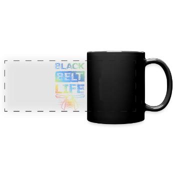 Black Belt Martial Arts - Full Colour Panoramic Mug - black - Front