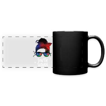 South Sudan - Full Colour Panoramic Mug - black - Front