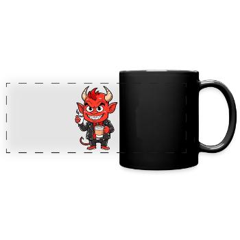 Red Devil - Full Colour Panoramic Mug - black - Front