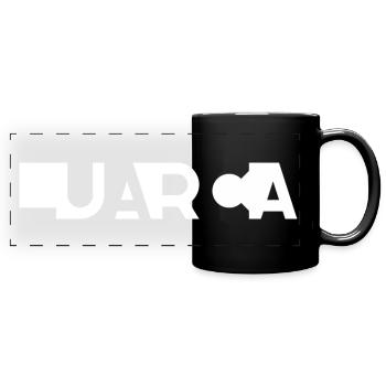 LUARCA – Asturies – Espagne - Mug panoramique uni - noir - Devant