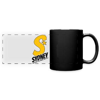 Sydney City Letter Shirt - Golden Beach - Panorama-Tasse farbig - Schwarz - Vorne