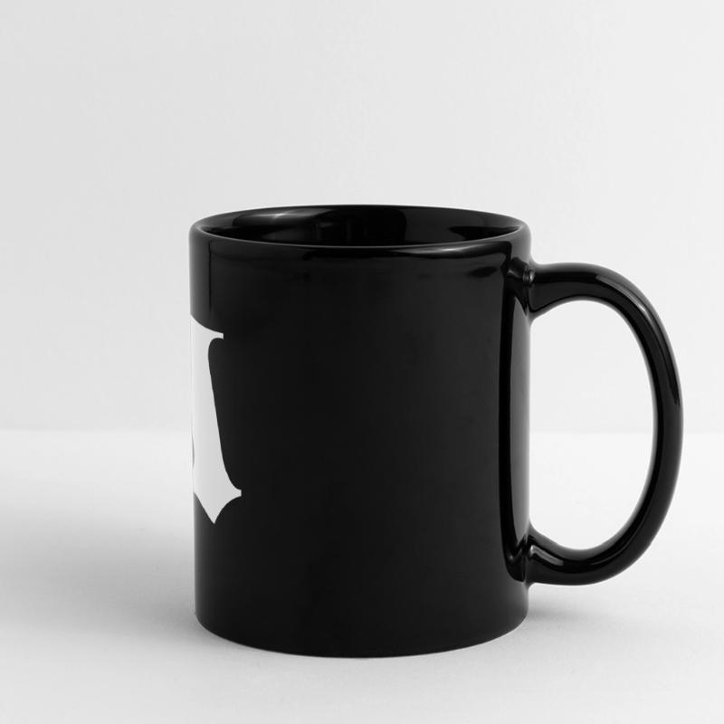 Gothic Monogram A Script Full Colour Panoramic Mug