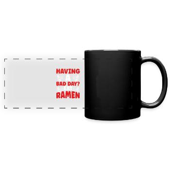 Esse Ramen Nudeln - Panorama-Tasse farbig - Schwarz - Vorne