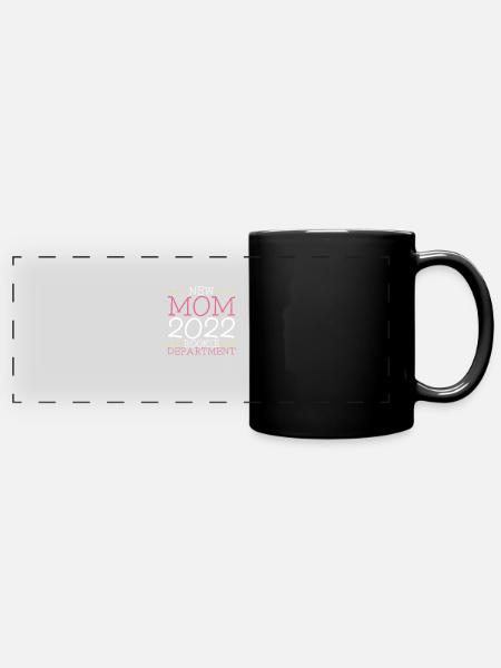 Neue Mutter 2022 Rookie-Abteilung - Panorama-Tasse farbig - Schwarz