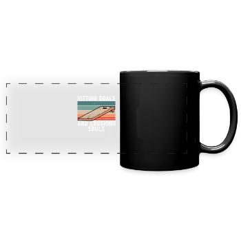 Hitting Targets and Crushing Souls - Full Colour Panoramic Mug - black - Front