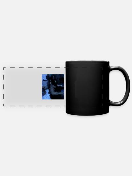 Crypto Alien - Full Colour Panoramic Mug - black