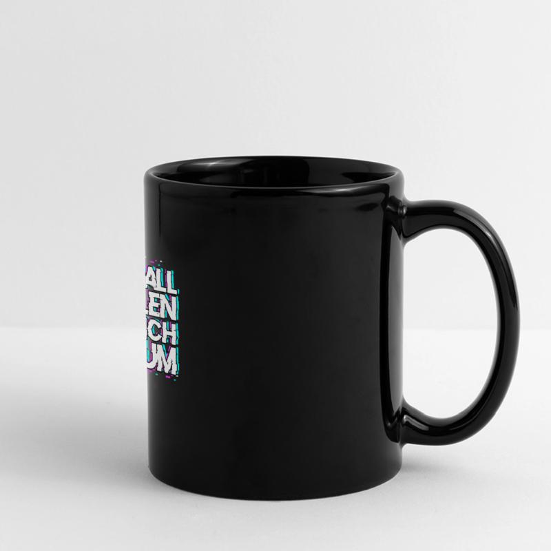 Informatiker Programmierer Computer Cloud Internet Panorama-Tasse farbig