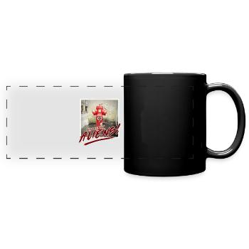 Étrangers 21 - Mug panoramique uni - noir - Devant