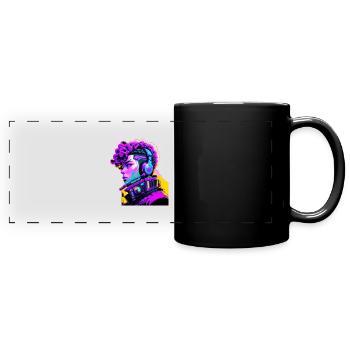 Musik Cyborg Headset - Panorama-Tasse farbig - Schwarz - Vorne