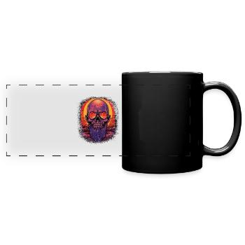 birthday present idea present jokes - Panorama-Tasse farbig - Schwarz - Vorne