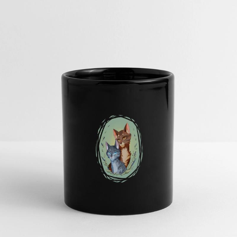 Jayfeather Häherfeder Leafpool Blattsee Katzen Panorama-Tasse farbig