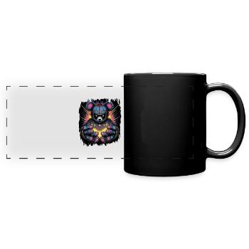 Grumbler Espèces Rares Bambou Blague Dictons Drôles - Mug panoramique uni - noir - Devant