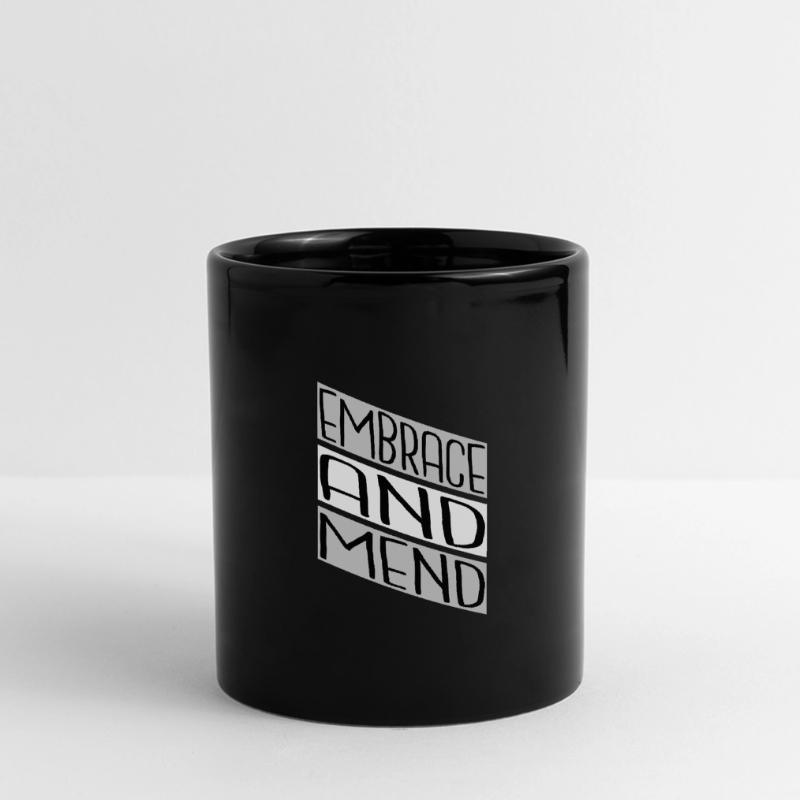 supportive friends helping hand support system Full Colour Panoramic Mug