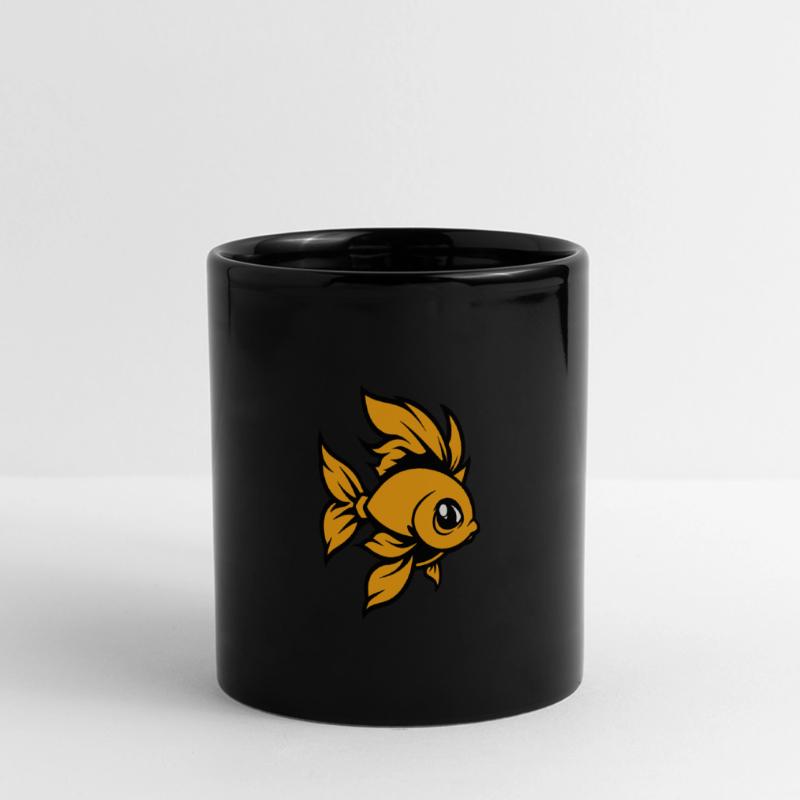 Goldfish Fish Comic Full Colour Panoramic Mug