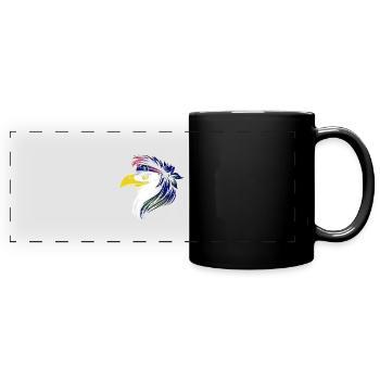 Britische Jungferninseln - Panorama-Tasse farbig - Schwarz - Vorne