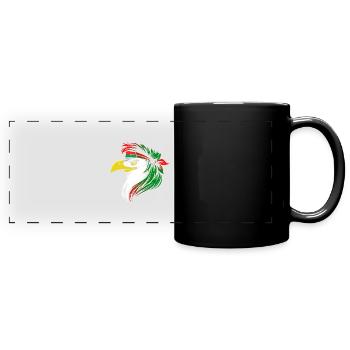 Burkina Faso - Panorama-Tasse farbig - Schwarz - Vorne