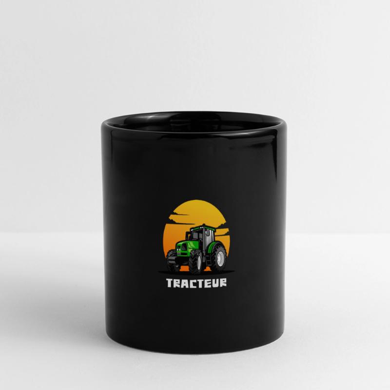 Traktor / Traktor / Traktor Panorama-Tasse farbig