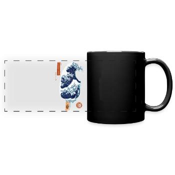 Japon - Kanagawa bâtonnet glace - Full Colour Panoramic Mug - black - Front