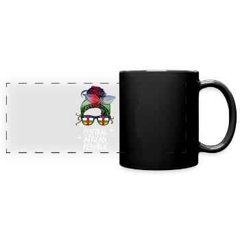 Central African Republic - Full Colour Panoramic Mug - black - Front