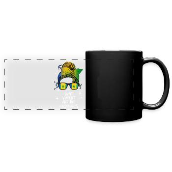 Saint Vincent and the Grenadines - Full Colour Panoramic Mug - black - Front