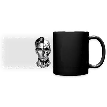 Existence Duality (be or not to be) - Full Colour Panoramic Mug - black - Front
