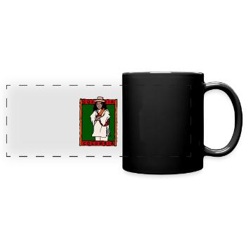 COLUMBIA - Homme colombien en costume traditionnel - Mug panoramique uni - noir - Devant