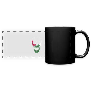 Palästina - Panorama-Tasse farbig - Schwarz - Vorne