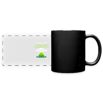 Area 51 - Full Colour Panoramic Mug - black - Front