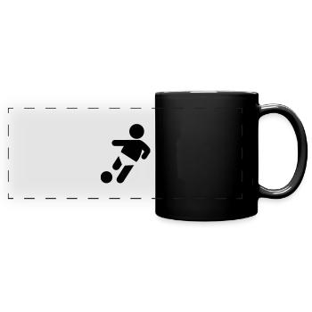 Baby Kicker - Full Colour Panoramic Mug - black - Front