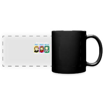 Shakespeare Quote Spoiler Hamlet Teacher Gift - Full Colour Panoramic Mug - black - Front
