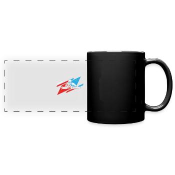 Go Kart - Full Colour Panoramic Mug - black - Front