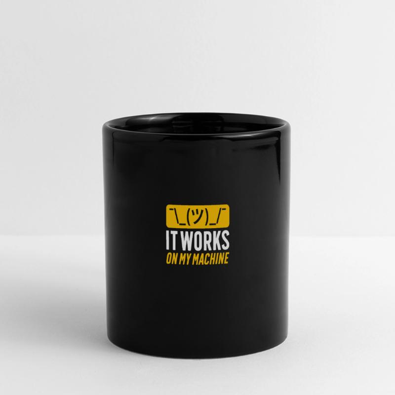 Ascii Coder CSS HTML Nerd Geek Programmierer Panorama-Tasse farbig