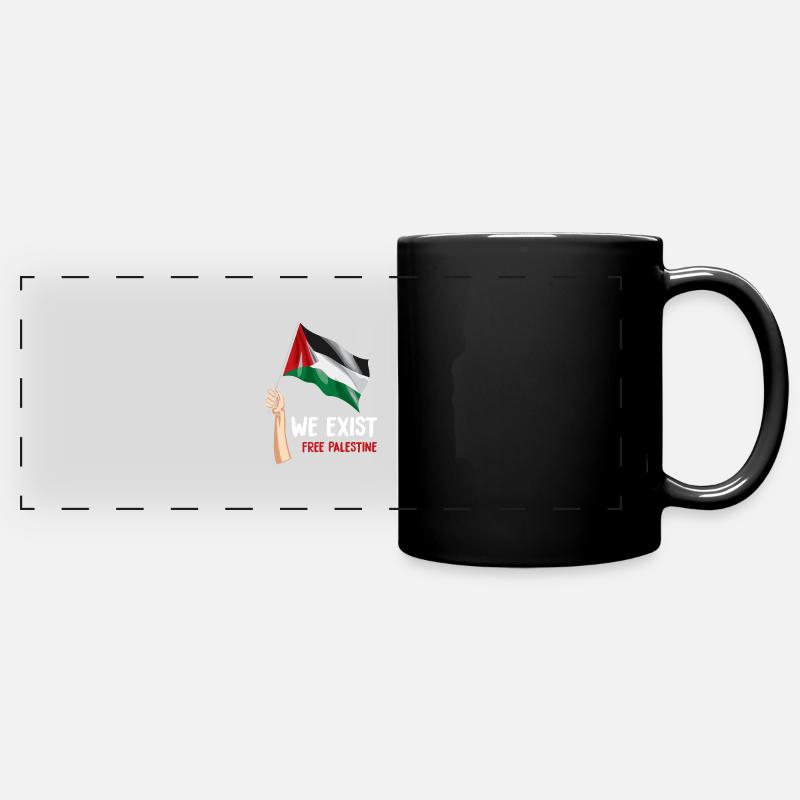Palästina - Panorama-Tasse farbig - Schwarz