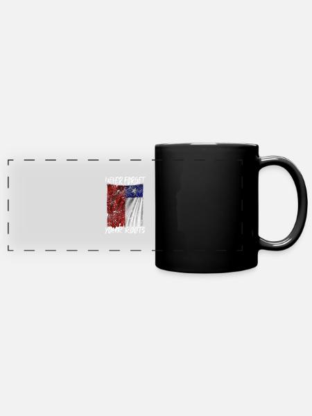 Chile - Panorama-Tasse farbig - Schwarz