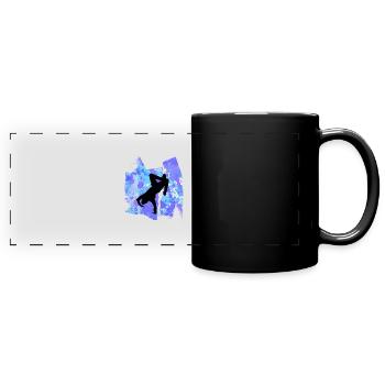 Breakdancer Breakdance Dancing T Shirt - Full Colour Panoramic Mug - black - Front
