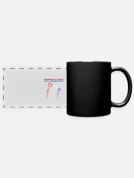 Niederlande - Panorama-Tasse farbig - Schwarz