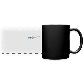 Waveboard - Full Colour Panoramic Mug - black - Front
