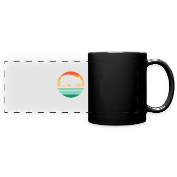 Wombat's animal - Full Colour Panoramic Mug - black - Front