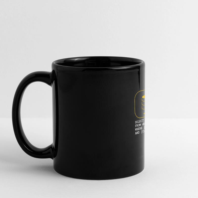 Code Database SQL Sarcasm Developer Gift Full Colour Panoramic Mug