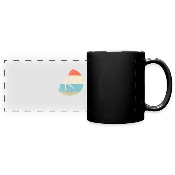 Millésime d'escalade - Mug panoramique uni - noir - Devant