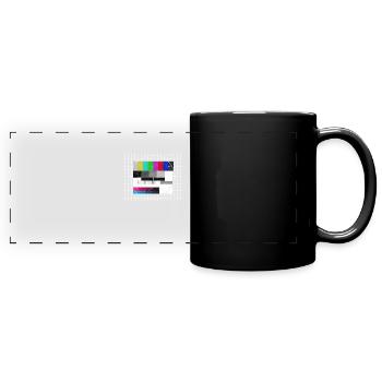 TV Testimony retro 80s costume - Full Colour Panoramic Mug - black - Front